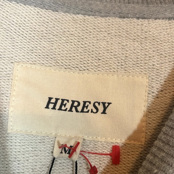 Heresy Men's Chalky Lad Sweat Gray Marl Size Medium - Picture 5 of 11